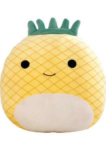 11IN Peluş Ananas Oyuncakları Ultrasoft Doldurulmuş Sevimli Peluş Bebek Yumuşak Peluş Sarılma Oyuncak Yastık (Yurt Dışından)
