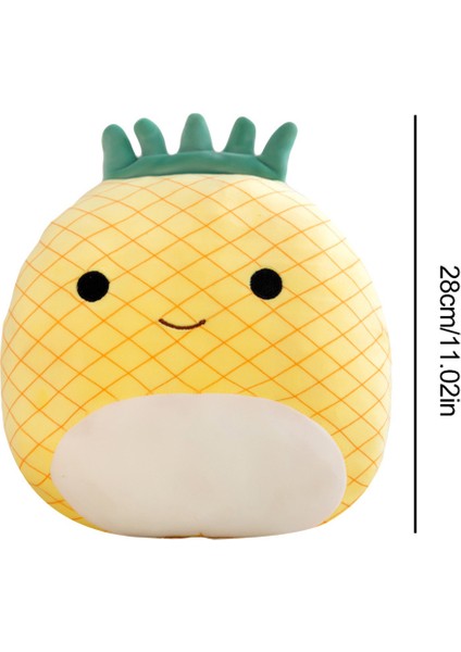 11IN Peluş Ananas Oyuncakları Ultrasoft Doldurulmuş Sevimli Peluş Bebek Yumuşak Peluş Sarılma Oyuncak Yastık (Yurt Dışından) fiyatları