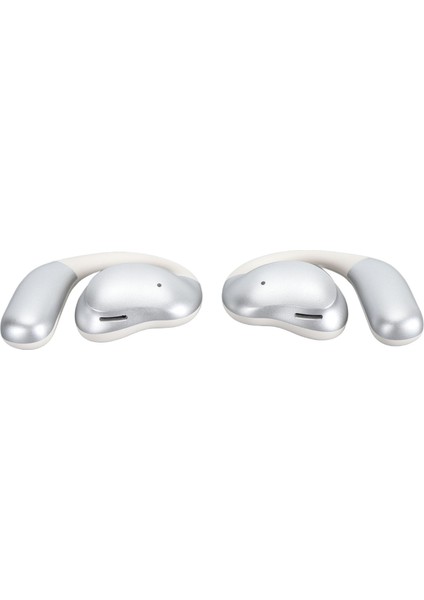 Açık Kulak Kulaklık Bluetooth 5.4 Kablosuz Kulaklık Şarj Kutusu ile 12 Saat Oynatma Süresi Ipx7 Su Geçirmez Spor Kulaklıkları Egzersiz Bisiklet Koşu Gümüş Beyaz (Yurt Dışından) modelleri