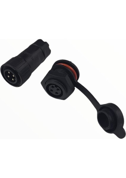 16MM Su Geçirmez Konnektor Şase Seyyar Takım 4p (IC-266M) (5131)