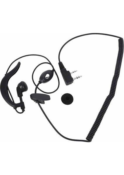 Adet Walkie Talkie Kulaklığı Profesyonel K Kafa Gürültü Azaltma Hifi Ses Ayarlanabilir 2 Pinli Radyo Kulaklık Baofeng Walkie Talkie Için (Yurt Dışından)
