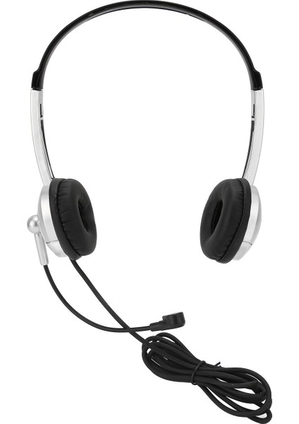 Kablolu Kulaklık Gürültü Önleyici Binaural Iş Kulaklığı Müşteri Hizmetleri Için Tek Yönlü Mikrofonlu 3.5mm (Yurt Dışından)