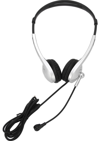 Kablolu Kulaklık Gürültü Önleyici Binaural Iş Kulaklığı Müşteri Hizmetleri Için Tek Yönlü Mikrofonlu 3.5mm (Yurt Dışından)
