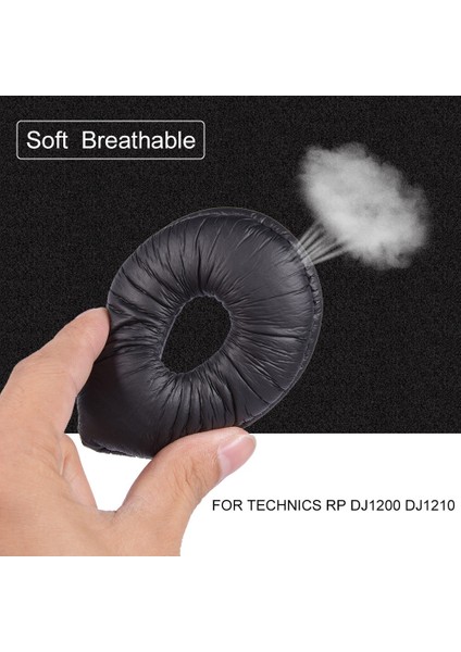 2 Adet Kulaklık Kulaklık Yumuşak Köpük Kulak Yastığı Kulak Yastığı Kapağı Minderi Technıcs Rp DJ1200 DJ121 Için (Yurt Dışından)
