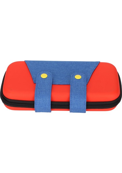 Switch Lite Taşıma Çantası Eva Seyahat Taşıma Çantası Oyun Konsolu Aksesuarları Için Çift Fermuarlı Bölmeli Kırmızı Mavi Switch Lite Için (Yurt Dışından)