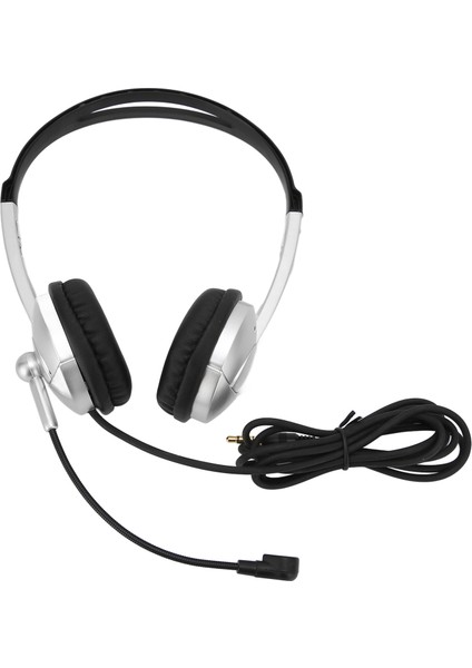 Kablolu Kulaklık Gürültü Önleyici Binaural Iş Kulaklığı Müşteri Hizmetleri Için Tek Yönlü Mikrofonlu 3.5mm (Yurt Dışından)
