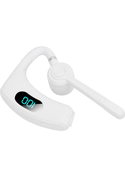 Iş Sürüşü Için Mikrofon Gürültü Azaltma Özellikli Kablosuz Bluetooth Kulaklık 300MAH Pil Beyaz (Yurt Dışından)