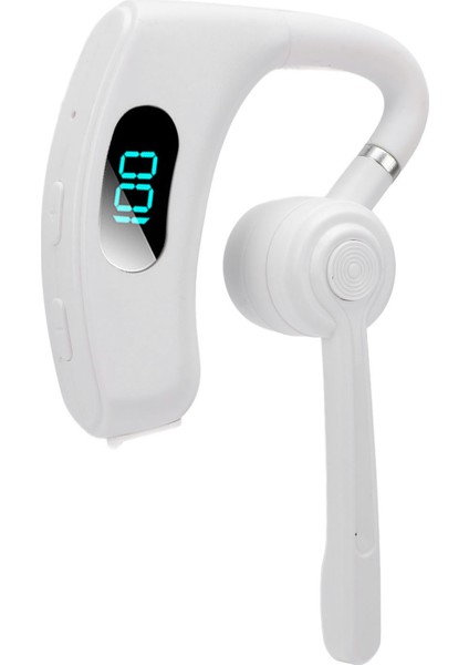 Iş Sürüşü Için Mikrofon Gürültü Azaltma Özellikli Kablosuz Bluetooth Kulaklık 300MAH Pil Beyaz (Yurt Dışından)