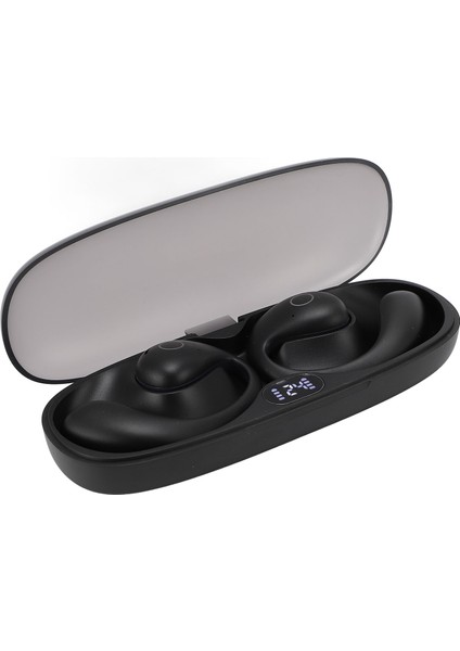 Kablosuz Kulaklık Bluetooth 5.4 Spor Kulaklıkları LED Güç Ekranı 42 Saat Çalma Süresi Bisiklet Koşu Antrenman Siyah (Yurt Dışından)