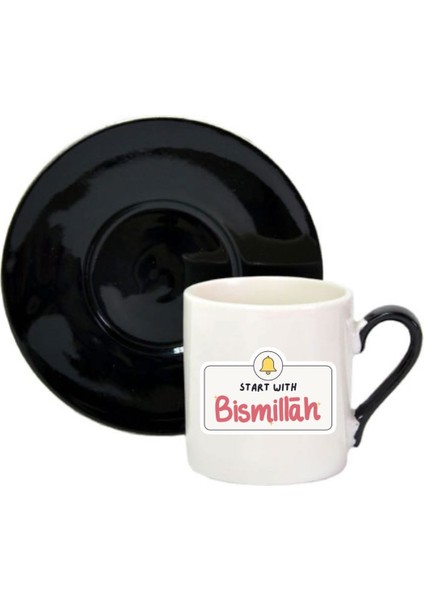 Bismillah Yazılı Hediyelik Türk Kahve Fincanı