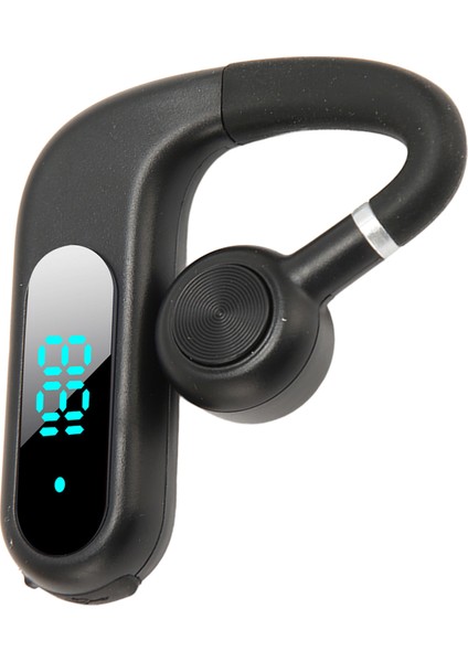 Bluetooth Kulaklık V5.3 Gürültü Önleyici Eller Serbest Kulaklık Ultra Hafif Taşınabilir 180 Derece Döndürülebilir Mikrofon Iş Için Siyah (Yurt Dışından)