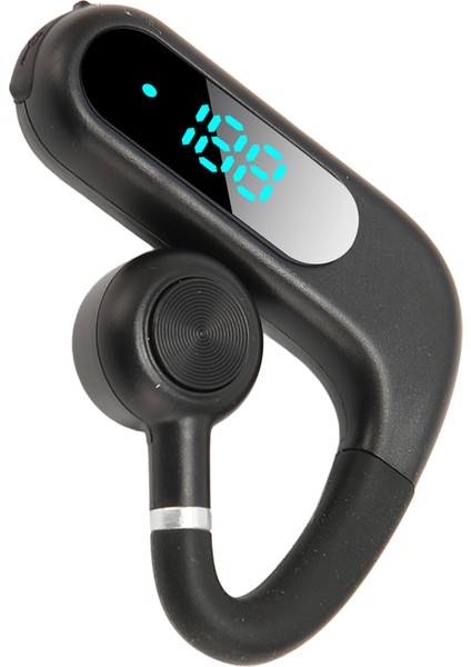 Bluetooth Kulaklık V5.3 Gürültü Önleyici Eller Serbest Kulaklık Ultra Hafif Taşınabilir 180 Derece Döndürülebilir Mikrofon Iş Için Siyah (Yurt Dışından)