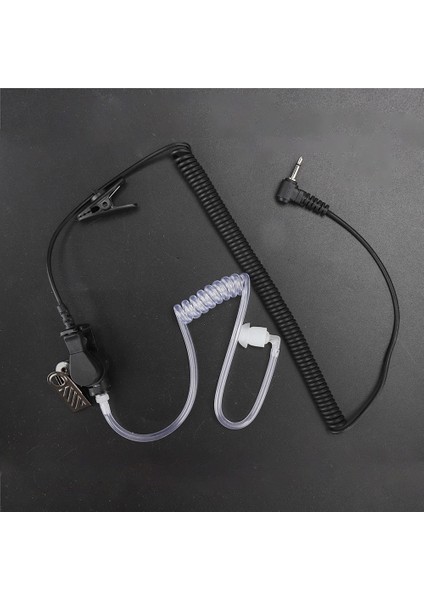 2.5mm Hava Akustik Ses Tüplü Kulaklıklar Sadece Dinleme Kulaklığı Walkie Talkie Radyo Için (Yurt Dışından) indirimleri