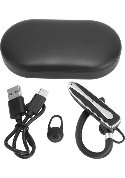 Bluetooth Kulaklık Gürültü Önleyici Eller Serbest Dahili Mikrofon Tek Kulak Kablosuz Kulaklık Sürüş Iş Sporları Için (Yurt Dışından)