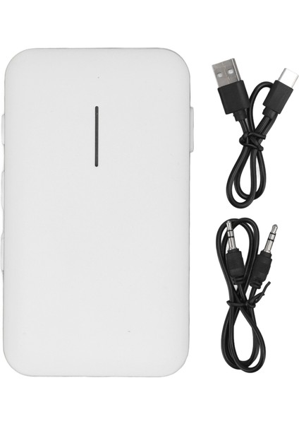 Bluetooth 5.3 Alıcı-Verici Destek Hafıza Kartı Taşınabilir 2'si 1 Arada Bluetooth Verici Alıcı Tv Hoparlör Tablet Için (Yurt Dışından)