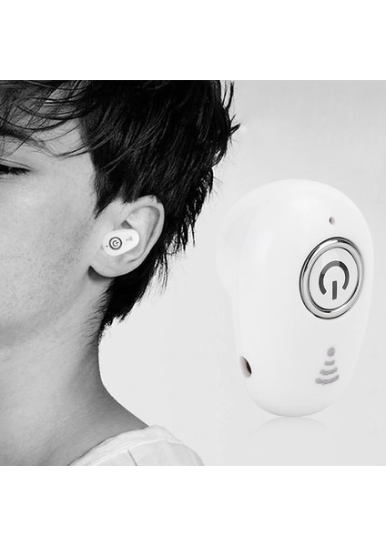 S650 Mini Bluetooth Kulaklık Kablosuz Kulak Içi Kulaklık Eller Serbest Kulaklık Monaural Mini Spor Kulaklığı (Blanc) (Yurt Dışından) fırsatları