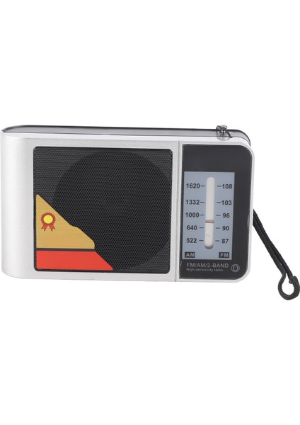 D‑9902 Taşınabilir Radyo Mini Fm Am Çift Bant Güçlü Sinyal Alım Alıcısı Gümüş (Yurt Dışından) fiyatları