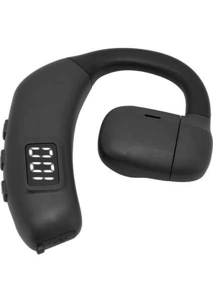 Kablosuz Bluetooth 5.4 Kulaklık Açık Kulak Hava Iletimli Kulaklık Gürültü Azaltma Kablosuz Spor Tek Kulak Kulaklık Android Dizüstü Bilgisayar Kamyon Sürücüsü Siyah (Yurt Dışından)