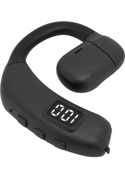 Kablosuz Bluetooth 5.4 Kulaklık Açık Kulak Hava Iletimli Kulaklık Gürültü Azaltma Kablosuz Spor Tek Kulak Kulaklık Android Dizüstü Bilgisayar Kamyon Sürücüsü Siyah (Yurt Dışından)