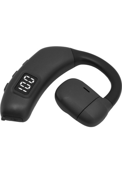 Kablosuz Bluetooth 5.4 Kulaklık Açık Kulak Hava Iletimli Kulaklık Gürültü Azaltma Kablosuz Spor Tek Kulak Kulaklık Android Dizüstü Bilgisayar Kamyon Sürücüsü Siyah (Yurt Dışından)