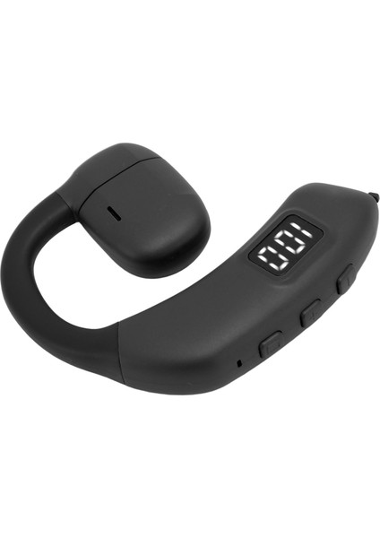 Kablosuz Bluetooth 5.4 Kulaklık Açık Kulak Hava Iletimli Kulaklık Gürültü Azaltma Kablosuz Spor Tek Kulak Kulaklık Android Dizüstü Bilgisayar Kamyon Sürücüsü Siyah (Yurt Dışından)