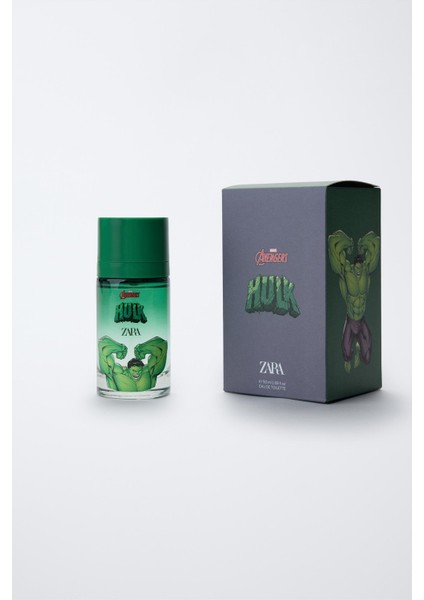 Marvel Avengers Hulk Silinder Şişe Edt 50 ml Çocuk Parfümü