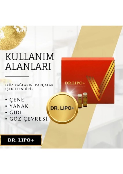 Dr Lipo Mezoterapi Gıdı Eritme, Yanak Inceltme [1 Flakon 5ml Fiyatıdır]