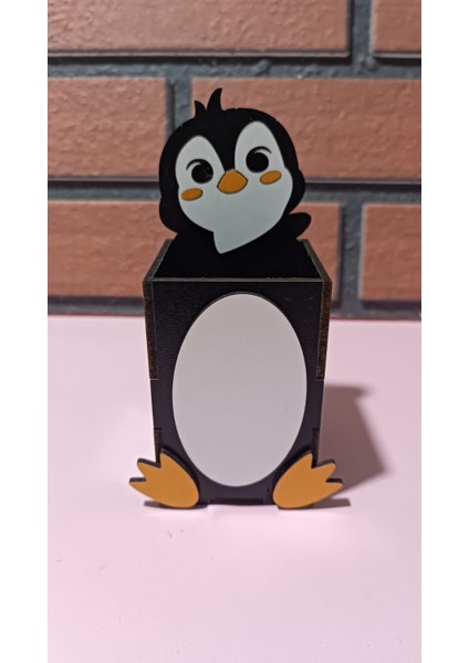 Penguen Figürlü Kalemlik ve Kumbara modelleri