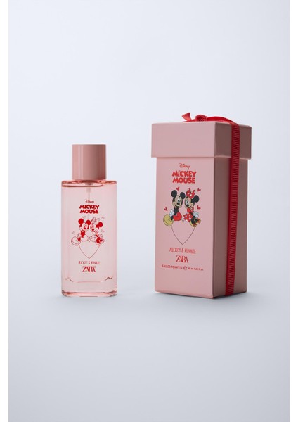 Mickey Mouse & Minnie Mouse Silinder Şişe Edt 40 ml Çocuk Parfümü