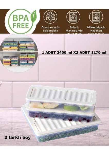 Düzenleyici buzdolabı organizer set buzdolabı düzenleyici buzluk saklama kabı mikrodalga kabı 2 ADET renk için mesaj atınız