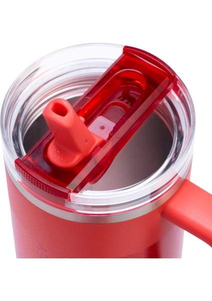 The Quencher Protour Flip Straw Tumbler | 40 Oz (1,18 L) Hot Coral Fade Sızdırmaz Pipetli Termos modelleri