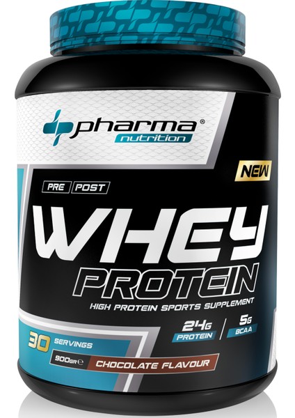 Protein Tozu 900 gr Çikolata Aromalı Whey Protein 24 Gram Protein 5 Gram Bcaa