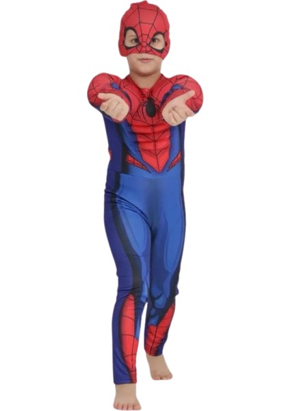 Spiderman Kaslı Çocuk Kostümü