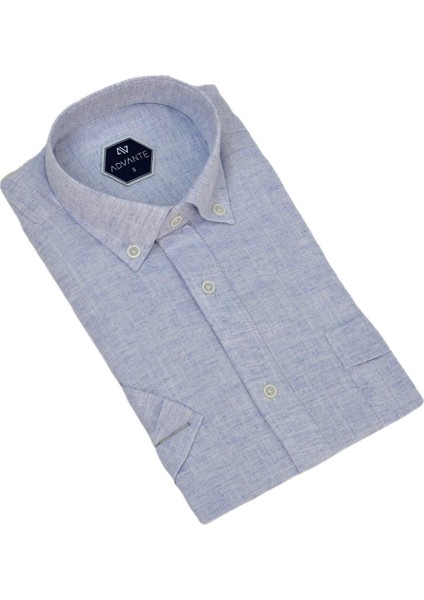 Erkek Klasik Tek Cepli Kısa Kol Gömlek BGL-ST04557 fırsatları
