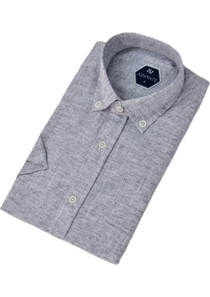 Erkek Klasik Tek Cepli Kısa Kol Gömlek BGL-ST04557