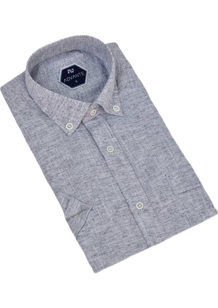 Erkek Klasik Tek Cepli Kısa Kol Gömlek BGL-ST04557 fırsatları
