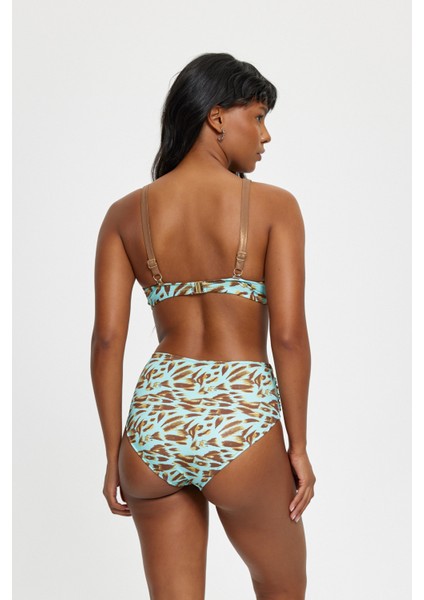 Telli Toparlayıcı Yüksek Bel Bikini Takımı fırsatları