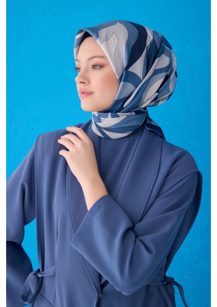 Saf Ipek Eşarp 4108D02( Twill Ipek) -8691