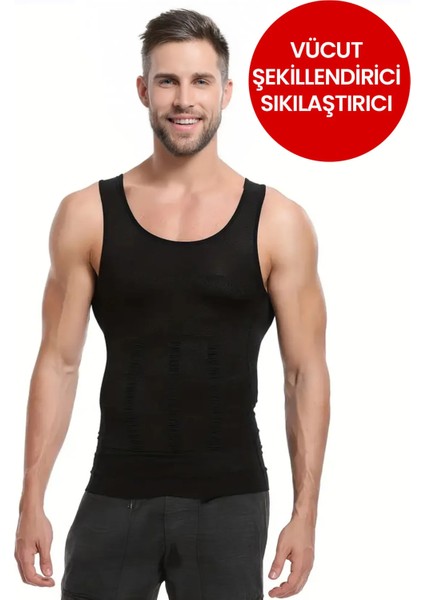 Atlet Korse Göbek Bel Göğüs Incelticı Şekillendirici Sıkilaştırıcı Toparlayıcı Dik Duruş Atlet Erkek