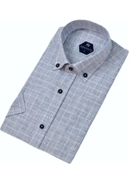 Erkek Klasik Tek Cepli Kısa Kol Gömlek BGL-ST04555