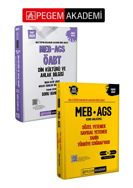 2025 MEB - AGS-ÖABT Din Kültürü ve Ahlak Bilgisi