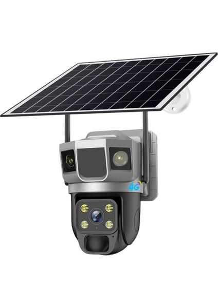 CN-123G Tek Lensli 6mp 4g Solar Ptz Kamera Uyumlu