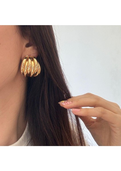 Çelik 6 Halkalı Küpe indirimleri