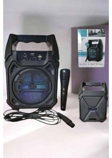 Teknorod Güçlü ve Şarj Edilebilir Bluetooth Hoparlör 6.5 Inç