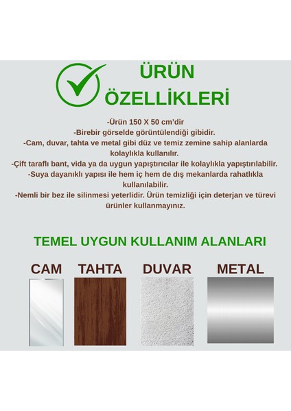 150 x 50 Otopark Çıkış Yönlendirme Levhası 5 mm Dekota ( Forex ) Üzerine Folyo Baskı