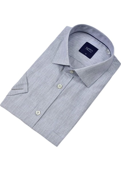 Erkek Klasik Çizgili Kısa Kol Gömlek 9493 BGL-ST04580 modelleri