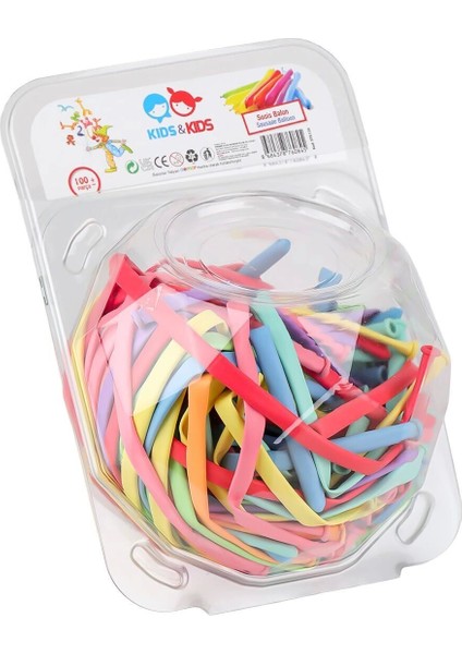 SRT-130 Sosis Balon Karışık Renk 100LÜ