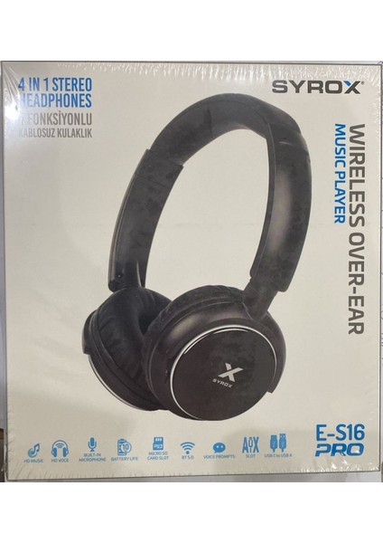 S16 Bluetooth Kablosuz Kulaklık
