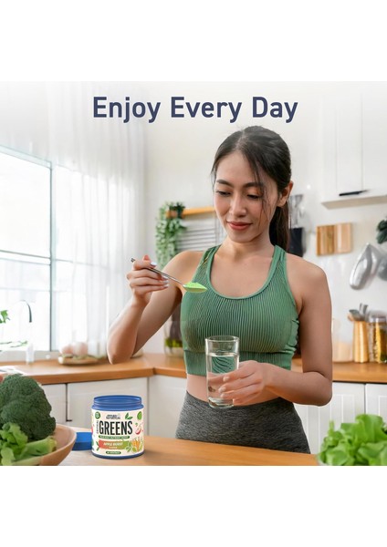 Critical Greens Superfood Blend For Gut Health Energy And Immune Support 30 Servis modelleri