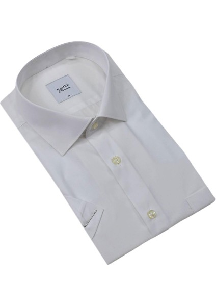 Erkek Klasik Düz Renk Kısa Kol Gömlek Pamuklu 9400 BGL-ST04582 fırsatları